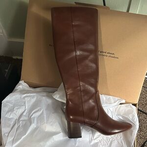 J. Crew Rich Brown Heeled Boots